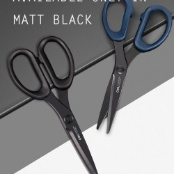 Deli Black Stainless Steel Multi-Purpose Scissors - 175mm (77790) Deli Black Stainless Steel Multi-Purpose Scissors - 175mm (77790)