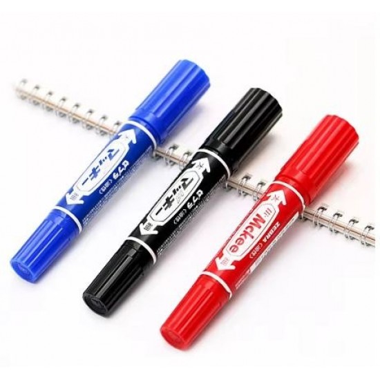 ZEBRA Hi-Mckee Permanent Marker Twin Tips ZEBRA Hi-Mckee Permanent Marker Twin Tips