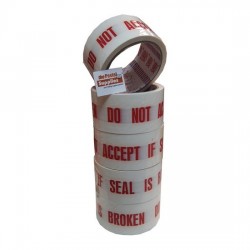 (Hunter) Do Not Accept If Seal Is Broken Tape 48mmx40yds (6 rolls/ Tube)