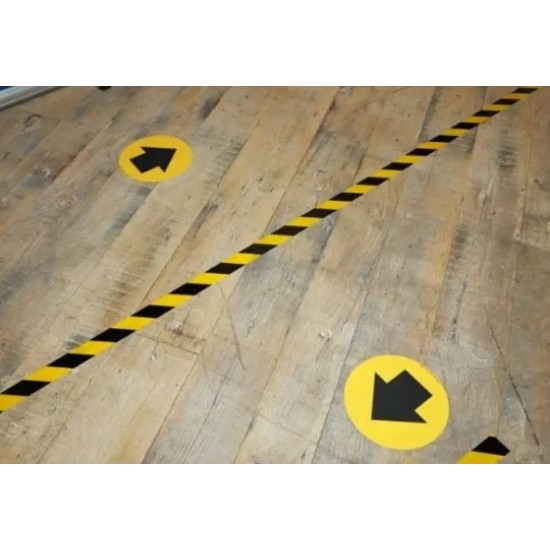 Heavy-Duty PVC Floor Tape for Industrial Hazard Marking Heavy-Duty PVC Floor Tape for Industrial Hazard Marking