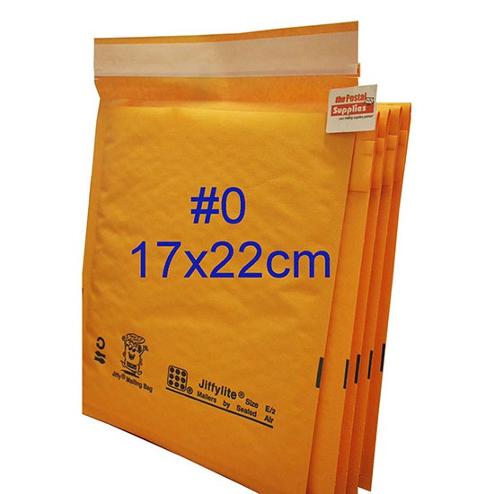 Jiffylite Kraft Bubble Mailer #0 (Wholesale)