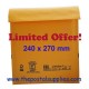 M Size Kraft Bubble Mailer (Wholesale)