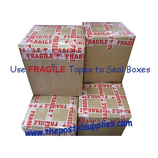 Fragile Tape 48mm (6rolls per tube)