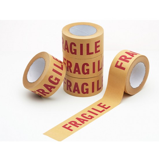 JUMBO Fragile Kraft Paper Tape 60mm