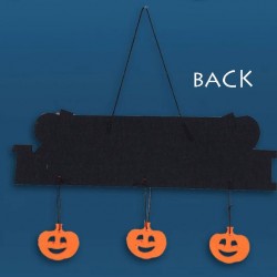 Halloween Pumpkin Hanging Sign with Happy Halloween Design – HD03 Halloween Pumpkin Hanging Sign with Happy Halloween Design – HD03
