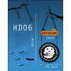 Halloween Ghost Round Hanging Sign with BOO Trick or Treat Design – HD06