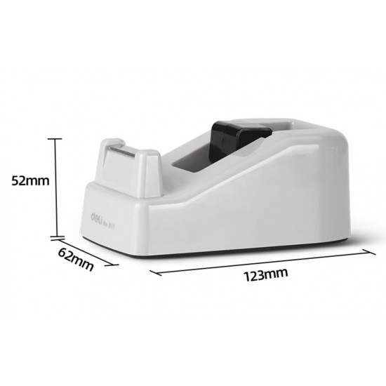 Deli E811 Mini Tape Dispenser | Desktop Tape Holder for 18mm Tape | Singapore Deli E811 Mini Tape Dispenser | Desktop Tape Holder for 18mm Tape | Singapore