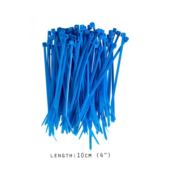 Nylon Cable Tie - Blue 3x100mm