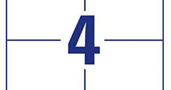 A4 Sheet Label 4 Labels [Your online shop for Ecommerce Packaging ...