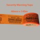WARNING Security OPP Packing Tape 48mm