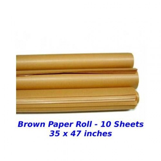 Postal Wrap Brown Kraft Paper with Bakers Twine 3 Rolls 