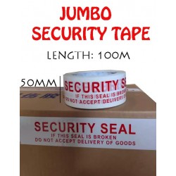 JUMBO Security Do Not Accept Packing Tape 50mm x 100m