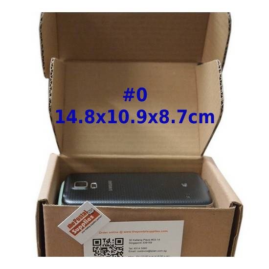 Postal Box Size 0 (XXS) - 25pcs per bundle