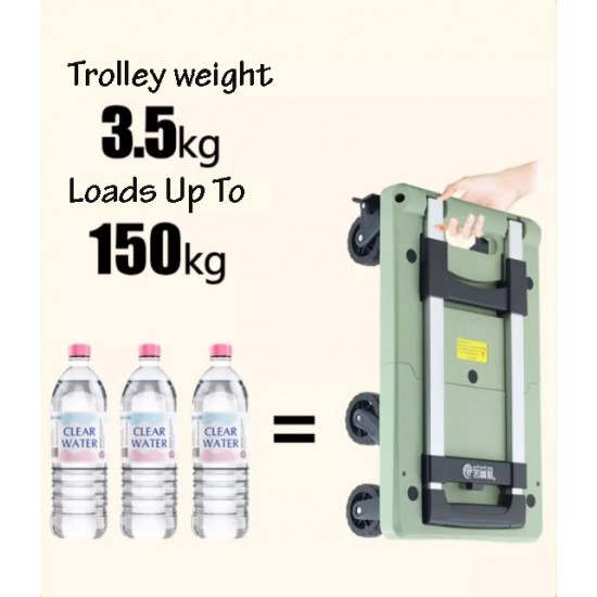 Handy Portable FOLDABLE PLATFORM TROLLEY (UP TO 150KG)