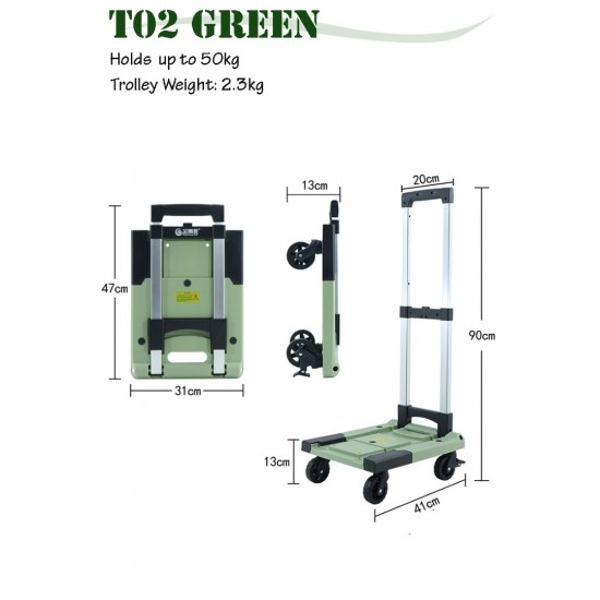 Handy Portable FOLDABLE PLATFORM TROLLEY (UP TO 150KG)