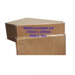 Envelope 4x9 Manilla (Box)