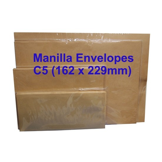 Manilla Envelope C5 6-3/8 x 9 (Pack of 20)