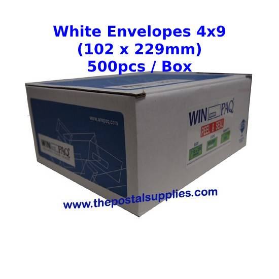 Envelope 4X9 White (Box)