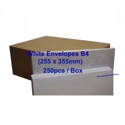 Envelope B4 10X14 White (box)
