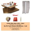 [Bundle] Moving Carton Box Size 4+PE Foam 5m+OPP Clear Tape 48mm + Free Gifts