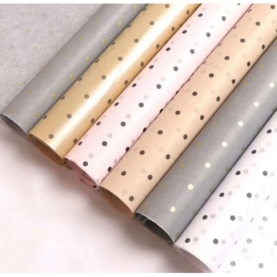 20pcs Designer Printed Tissue Papers - Dots