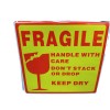 Square Fragile Sticker (10pcs)