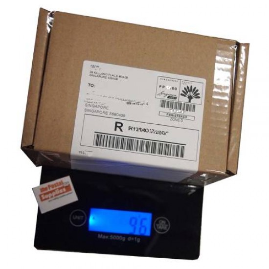 Jet Black Digital Weighing Scale (up to 5kg)