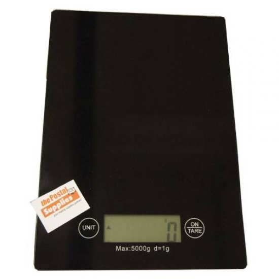 Jet Black Digital Weighing Scale (up to 5kg)