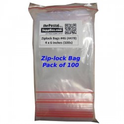 Ziplock Clear Bag #XS 4x6 (Pack of 100)