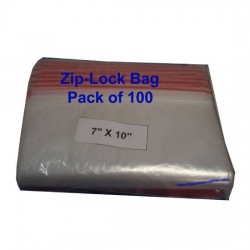 Ziplock Clear Bag #M 7x10 (Pack of 100)