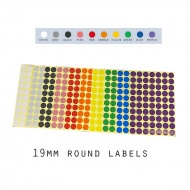 19mm Round Multi-Purpose Stickers