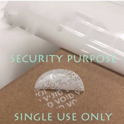White Tamper-Evident VOID Security Stickers 30mm Round (20pcs) | Security Seal Labels | Anti-Tamper VOID Stickers Singapore