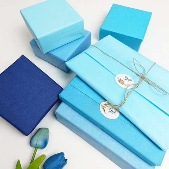 Indigo Wrapping Tissue Papers 50x70cm (17gsm) Indigo Wrapping Tissue Papers 50x70cm (17gsm)