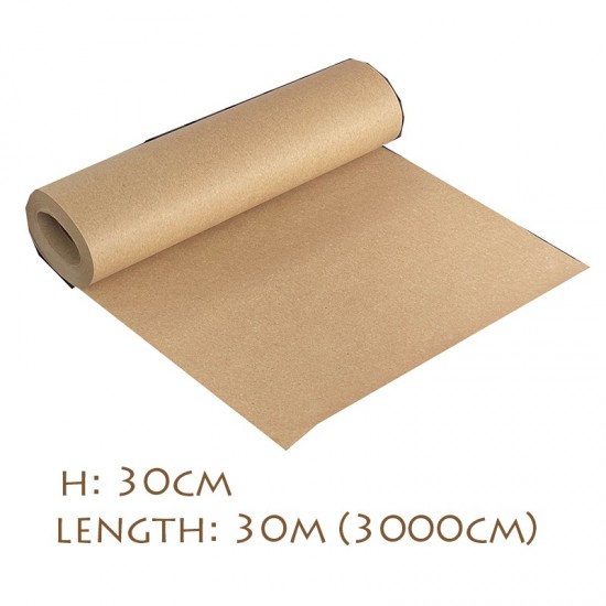 Brown Kraft Wrapping Paper - 10M, Recyclable