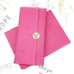 Hot Pink Thin Wrapping Tissue Papers 50x75cm (17gsm) Hot Pink Thin Wrapping Tissue Papers 50x75cm (17gsm)