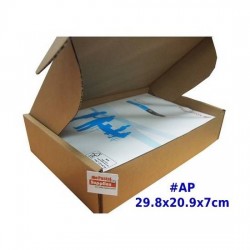Packaging Mailing Boxes for Business Storing or Gift Corrugated Cardboard Shipping Boxes Pack of 10 Posting 300x55x55mm/12x2x2 Small Parcel Boxes Small Packet Shipping