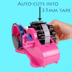 4-in-1 Multi-Purpose Tape Cutter Bench Dispenser | Automatic Tape Dispenser for Packing, Office & Craft Use