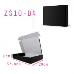 BLACK Postal Mailing Pizza Folding Box Size  DC-ZS10-B4
