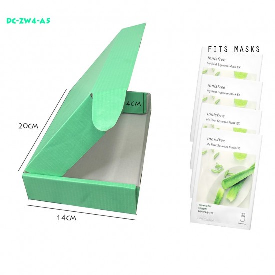 GREEN Postal Mailing Pizza Folding Box Size DC-ZW4-A5