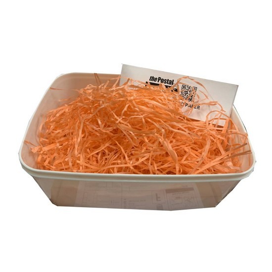 Bright Orange Shredded Paper