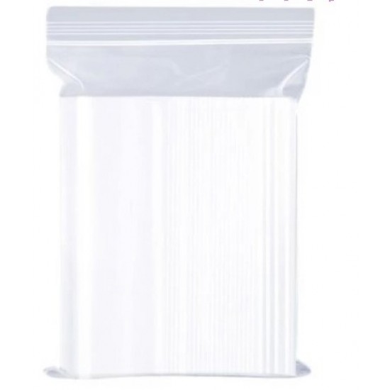 Thick Clear Ziplock Bags (No Red Lines) #XL