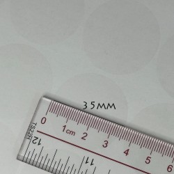Clear Round Stickers Dia. 35mm Clear Round Stickers Dia. 35mm