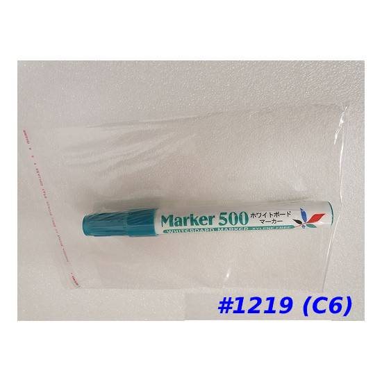 Clear Adhesive Plastic Bag #1219 (C6)