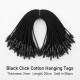 Click Tag Rope Labels for Clothes or Gift Tags - Black Click Tag Rope Labels for Clothes or Gift Tags - Black