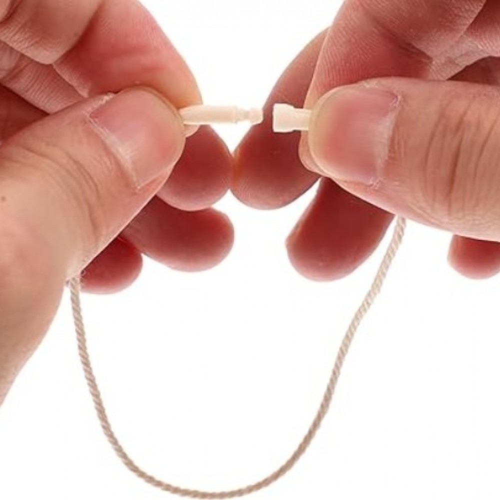 String Click Tags Nz Ivory Click Tag Ropes – 15cm Cotton Hang Tag Strings (50pcs) [Your ...