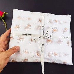 20pcs Designer Printed Tissue Papers - Embossed Dandelion