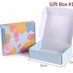 Colourful Pet Paw Print Gift Box & Mailer | D20 Premium Corrugated Packaging