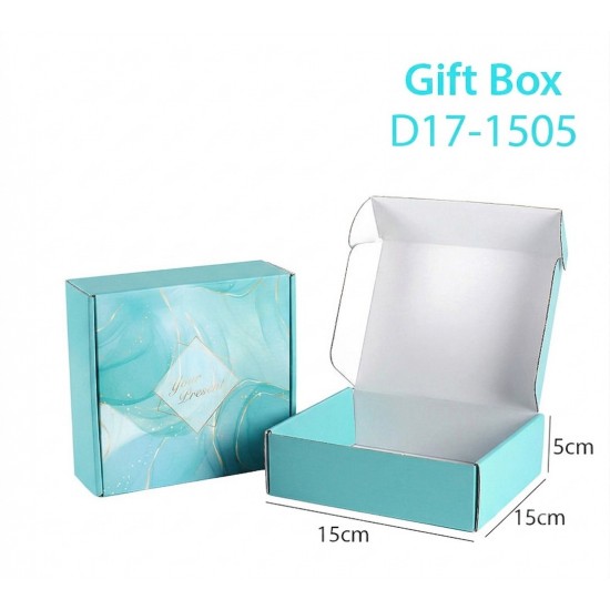 Elegant Marbled Turquoise Gift Box & Mailer (D17 Series) - SG Stock Elegant Marbled Turquoise Gift Box & Mailer (D17 Series) - SG Stock