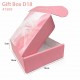 Elegant Pink Watercolor Mailer Small Gift Box with Gold Foil | D18 Series Premium Gift Packaging Elegant Pink Watercolor Mailer Small Gift Box with Gold Foil | D18 Series Premium Gift Packaging
