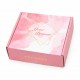 Elegant Pink Watercolor Mailer Small Gift Box with Gold Foil | D18 Series Premium Gift Packaging Elegant Pink Watercolor Mailer Small Gift Box with Gold Foil | D18 Series Premium Gift Packaging